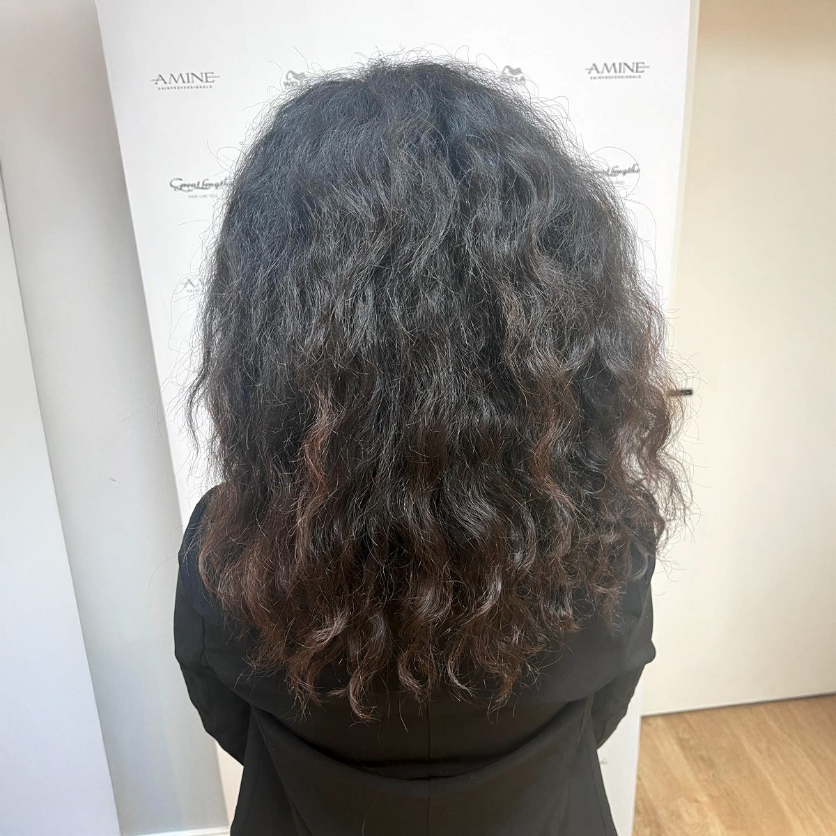 AMINE Hairprofessionals Wella Smoothfiller Vorher